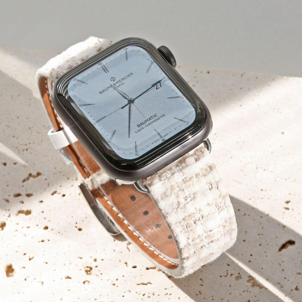 하이키키 애플워치 포근 트위드 스트랩 밴드