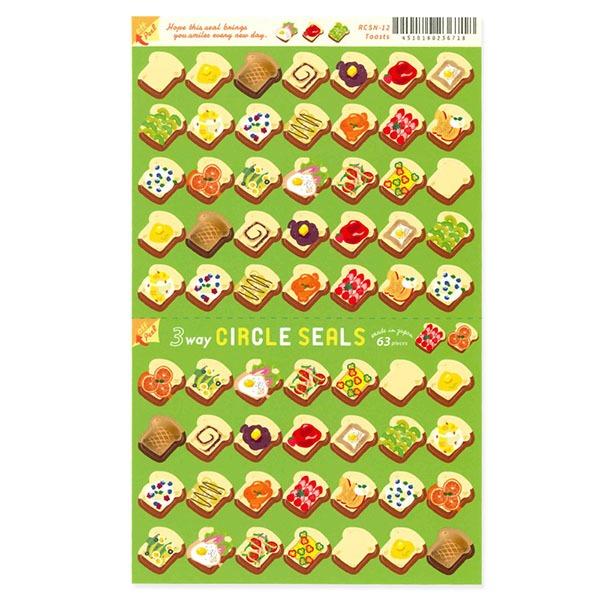 [토스트] 류류 3way 써클 스티커
