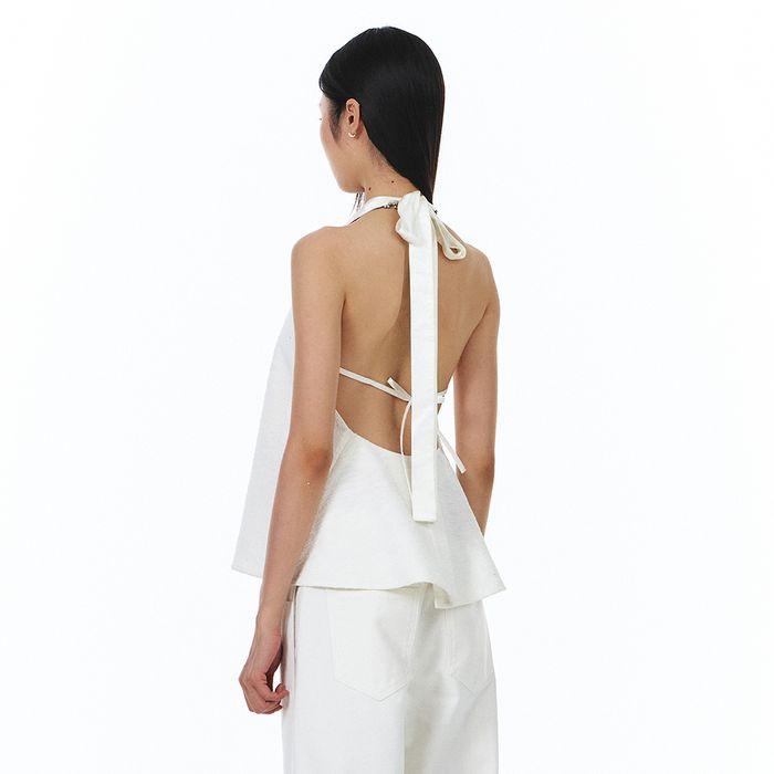 [29CM 단독] [한예슬 착용] [5차 리오더] Audrey Halter Top (White)