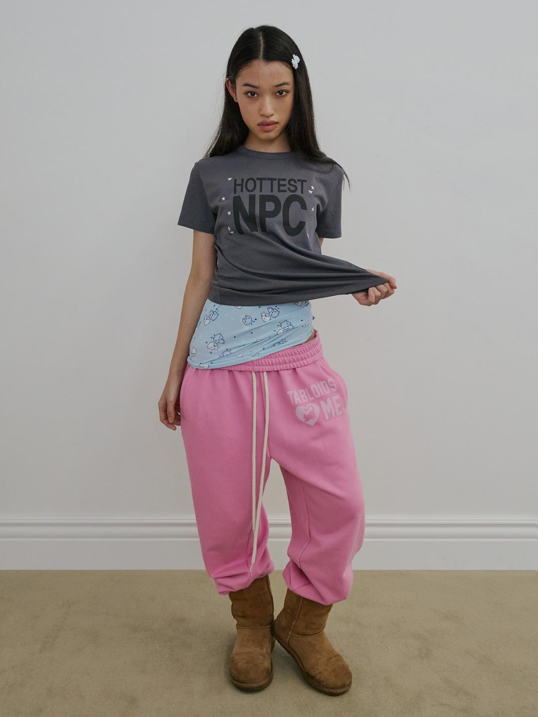 Hottest NPC Tee Charcoal