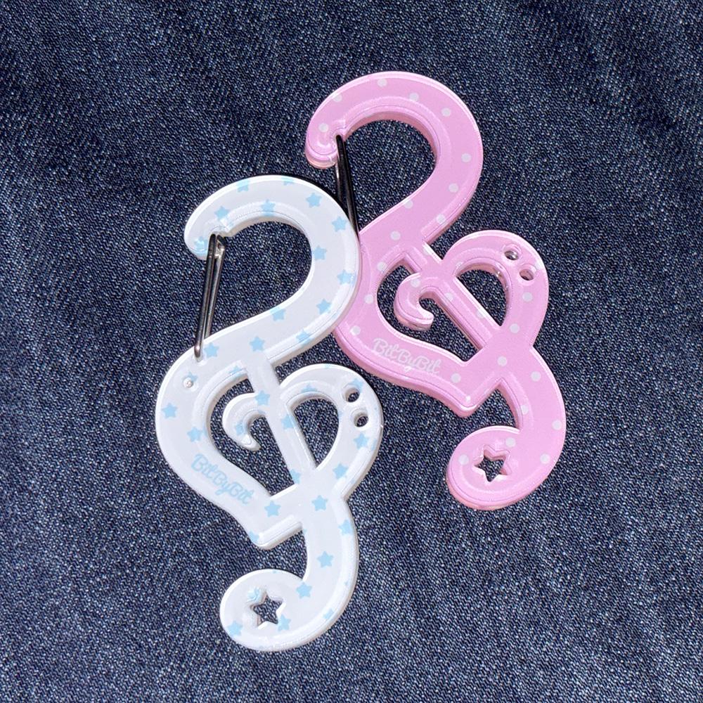 [3월 26일 출고] Note Acrylic Carabiner (2종)