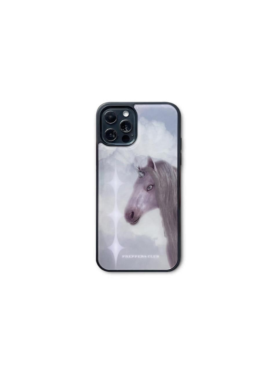 FUZZY UNICORN CASE *GLASS TYPE
