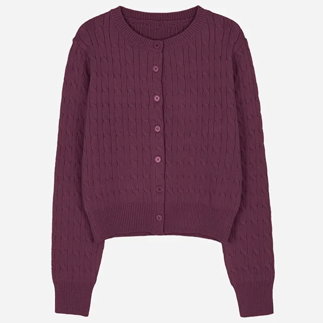 CABLE KINT CARDIGAN 꽈배기 니트 가디건