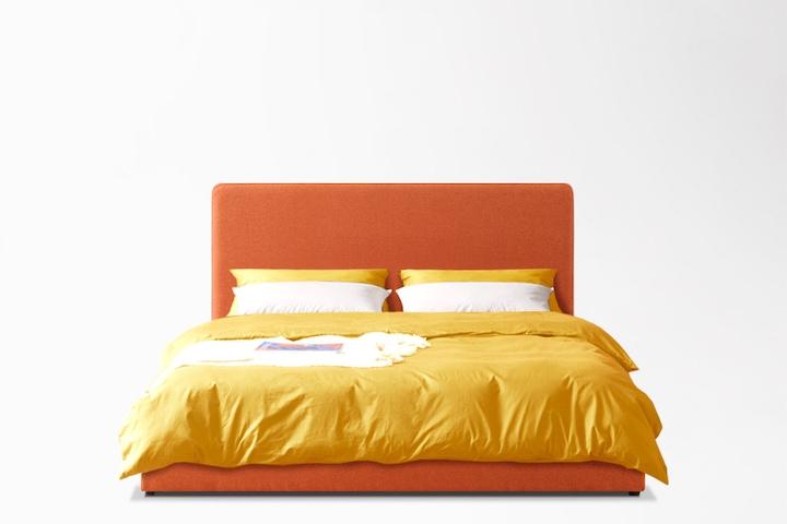 슈퍼싱글 낮은 저상형 미니 원룸 패브릭 침대 401