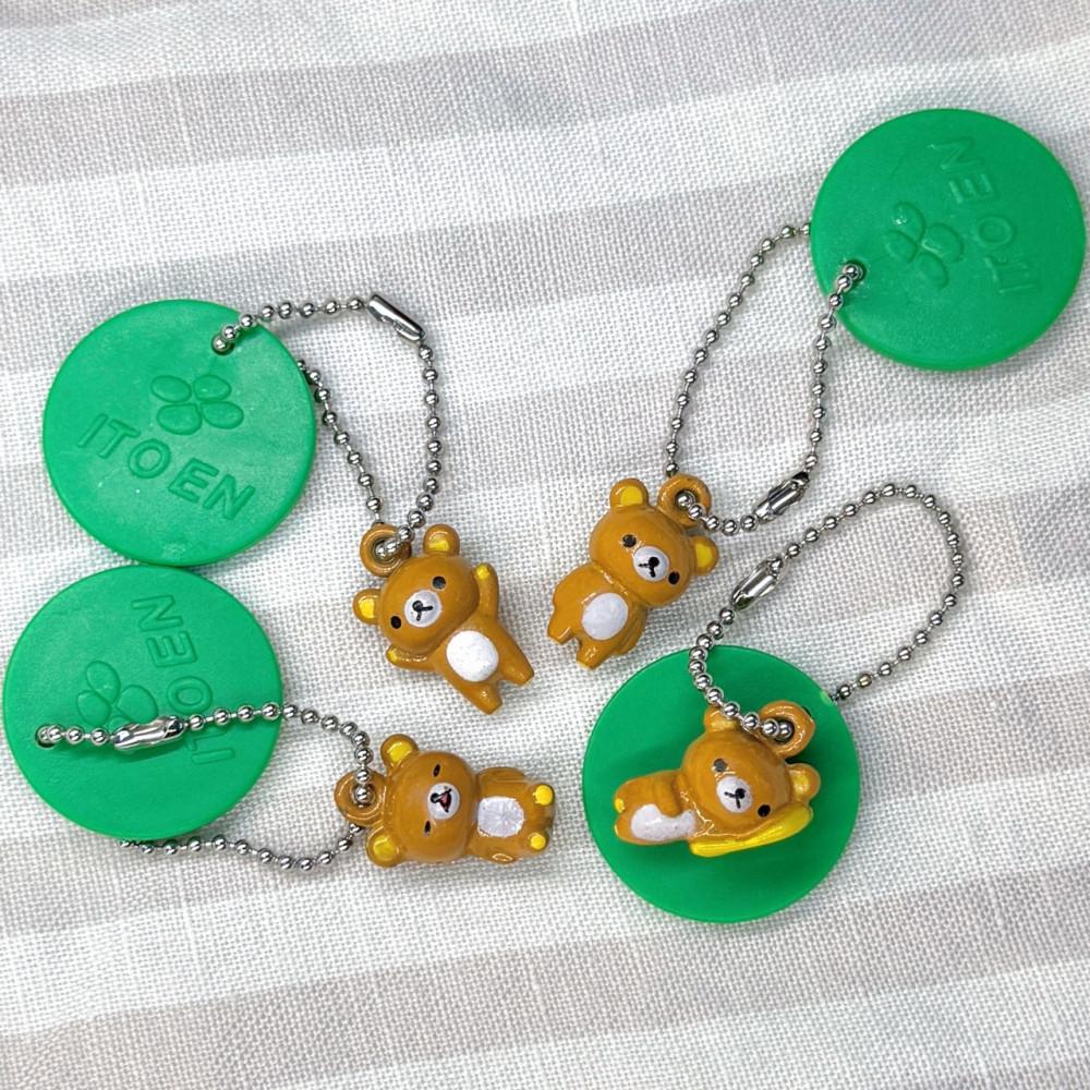 [Rilakkuma] 리락쿠마 X ITOEN 고전 미니 피규어 키링 가챠 스트랩