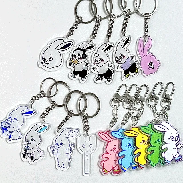 [1+1할인/당일발송]뉴진스 토끼 키링 에어팟 버니즈 가방 스케이트 귀여운 캐릭터 아크릴