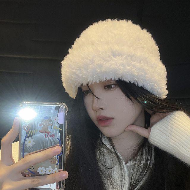 [2color/퍼비니] 데일리 겨울 러블리 모자 여성 메텔 퍼 비니 / (방한 에스키모 니트 버킷햇 귀도리 바라클라바 털 페이크퍼 뽀송 푸들 벙거지)