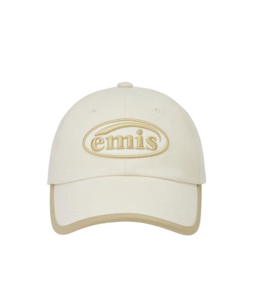 BEIGE TRIMMING BALL CAP-CREAM