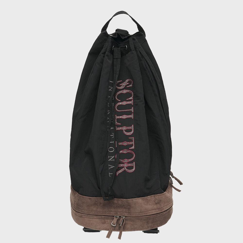 Two Way Bucket Messenger Bag Black