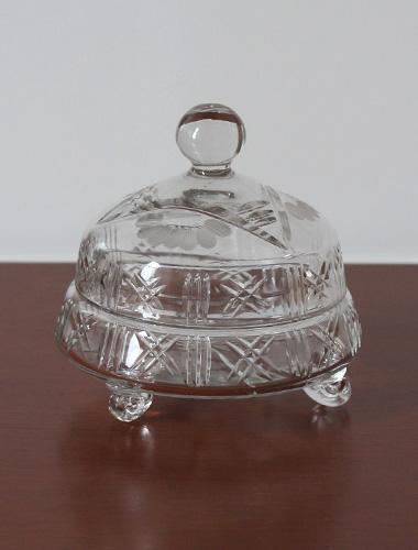 vintage crystal bowl