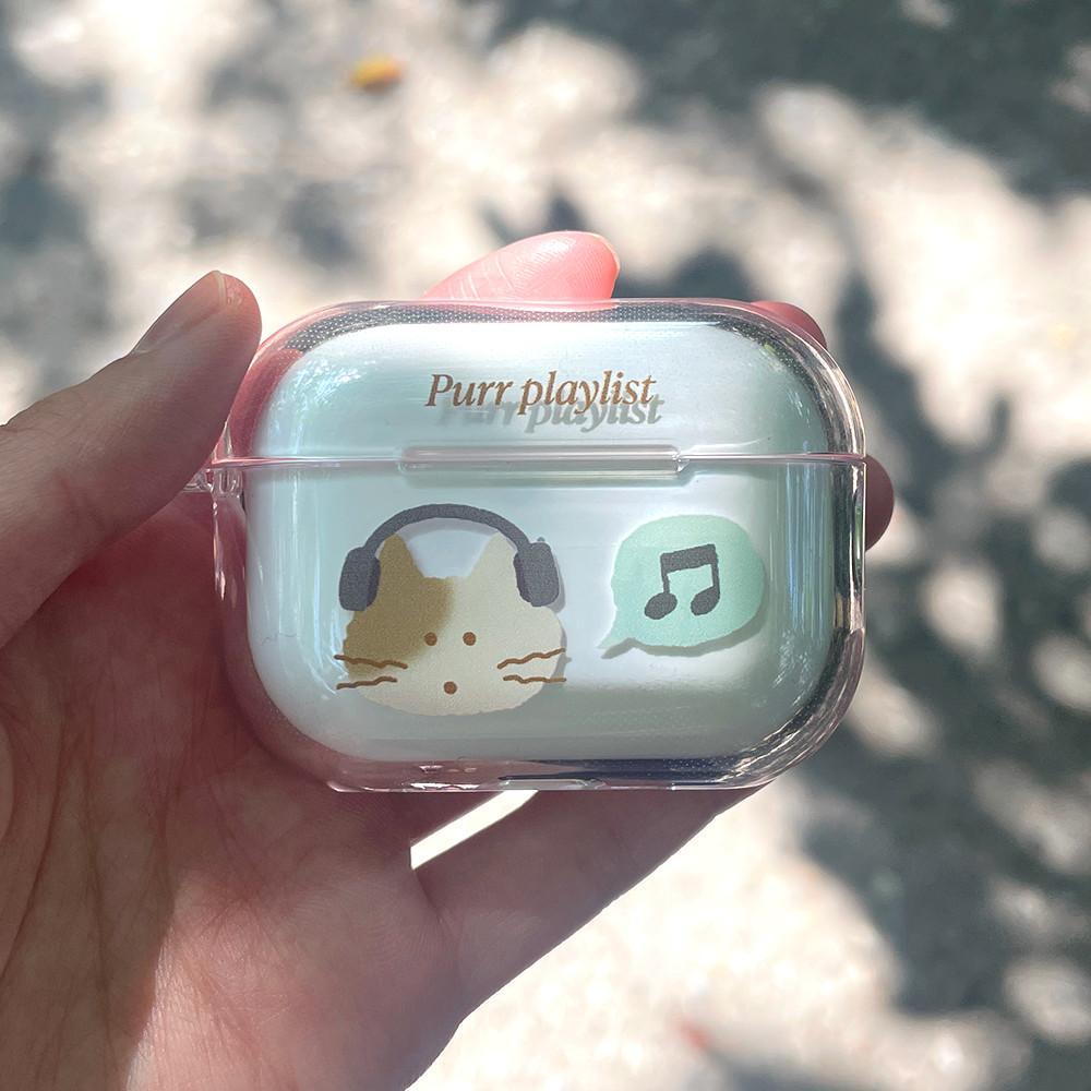 [소프티포그] 헤드폰냥이 에어팟케이스