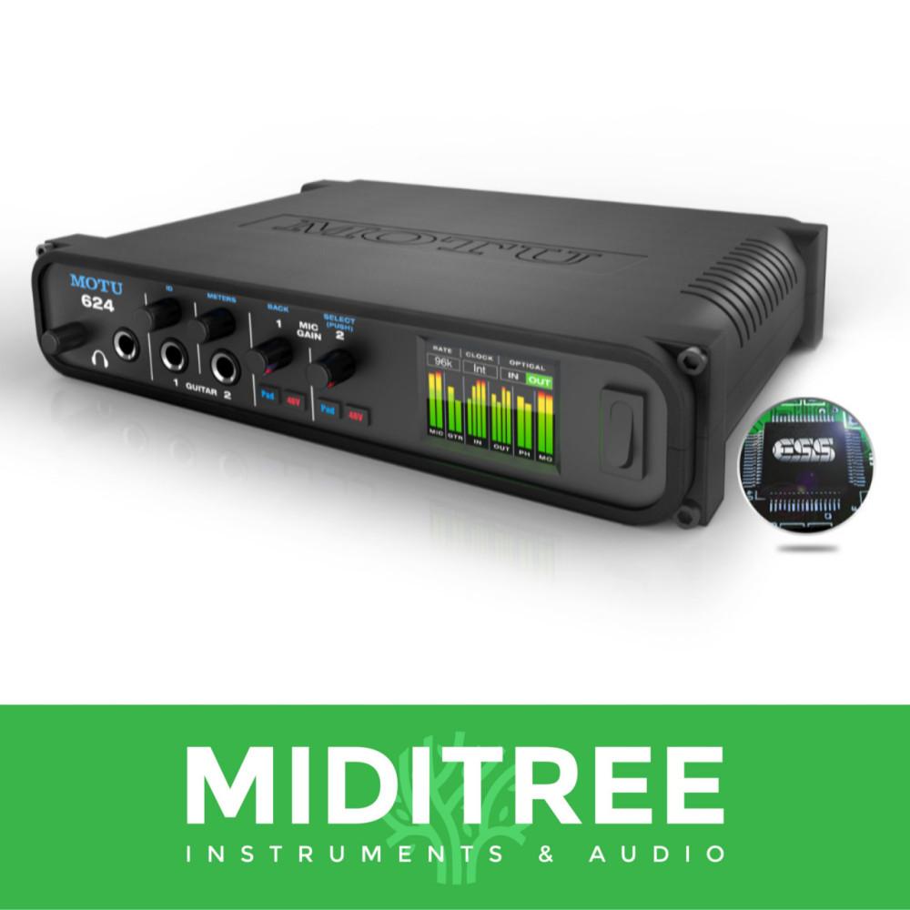 MOTU 624 모투 오디오 인터페이스 오인페 AVB 썬더볼트 USB 3.0 휴대 컴팩트