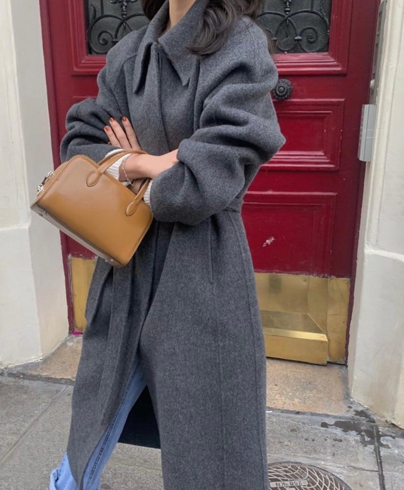 (전컬러당일출고)프리티영띵 히든 싱글 핸드메이드 코트