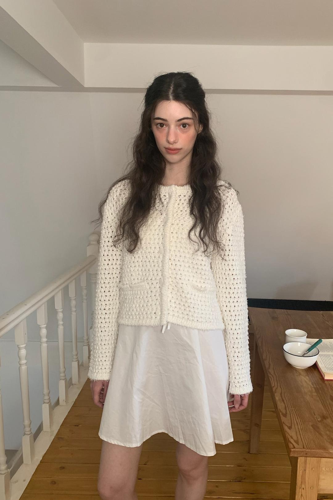 [Pre-Order] Emily Cardigan / White