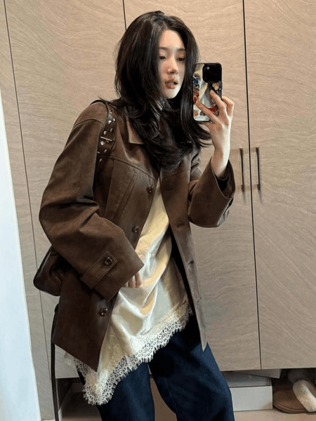 [온앤온] 레이스 슬리브리스 블라우스 NEW6SB228