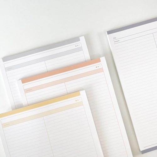 하프라인, B5 노트패드