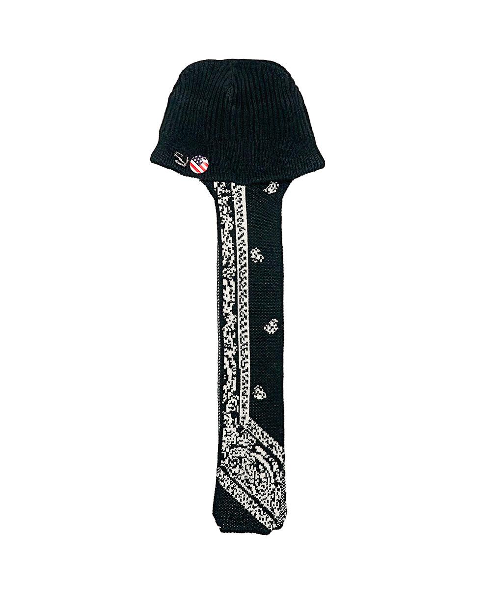 BANDANA TRAPPER BEANIE BLACK (10.13 예약배송)