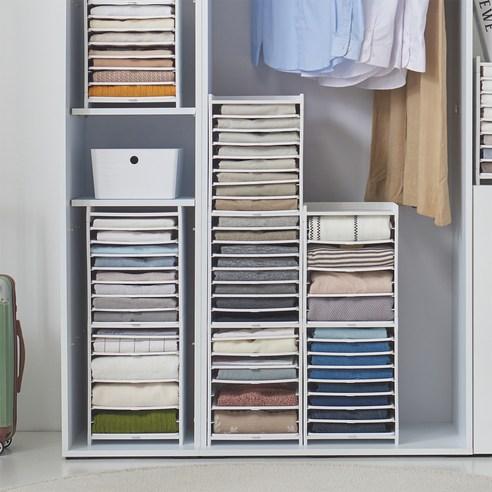 위즈홈 오슬러 슬라이딩 옷정리 트레이 3단 화이트, 화이트, 1개 - 수납/정리용품 | 쿠팡