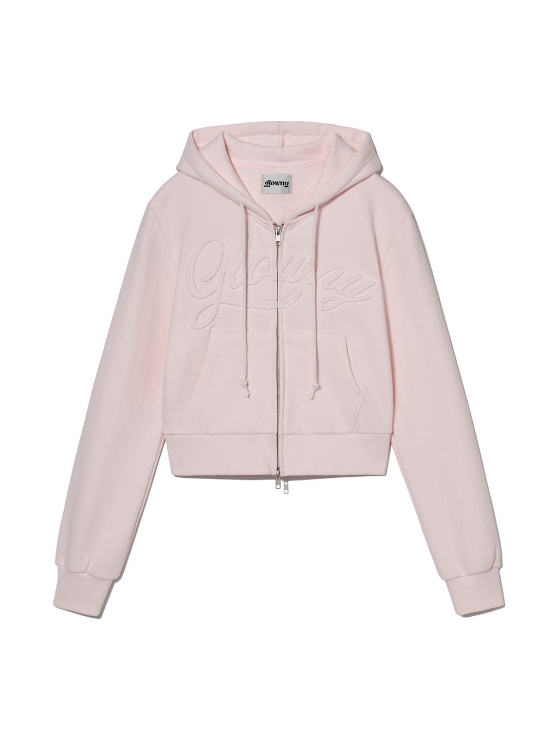 JORDAN ZIP-UP (CROPPED) - PINK (3/31~)