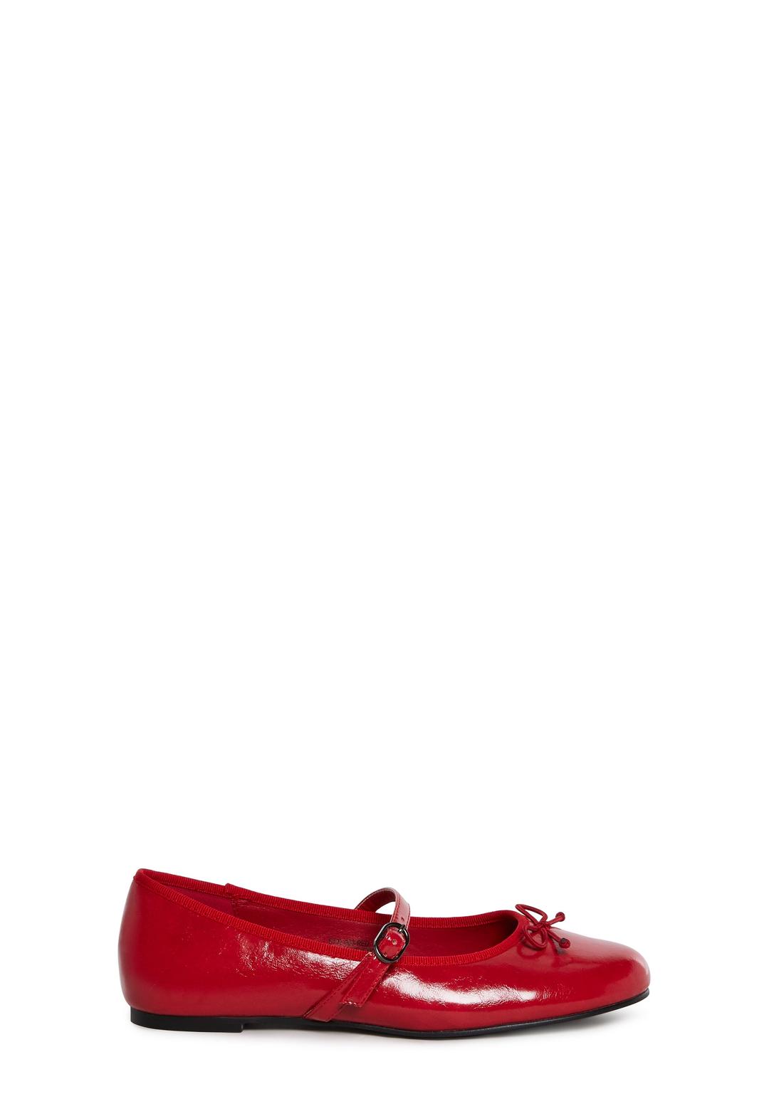 Woven Love Ballet Flats - Red - RED / US 5