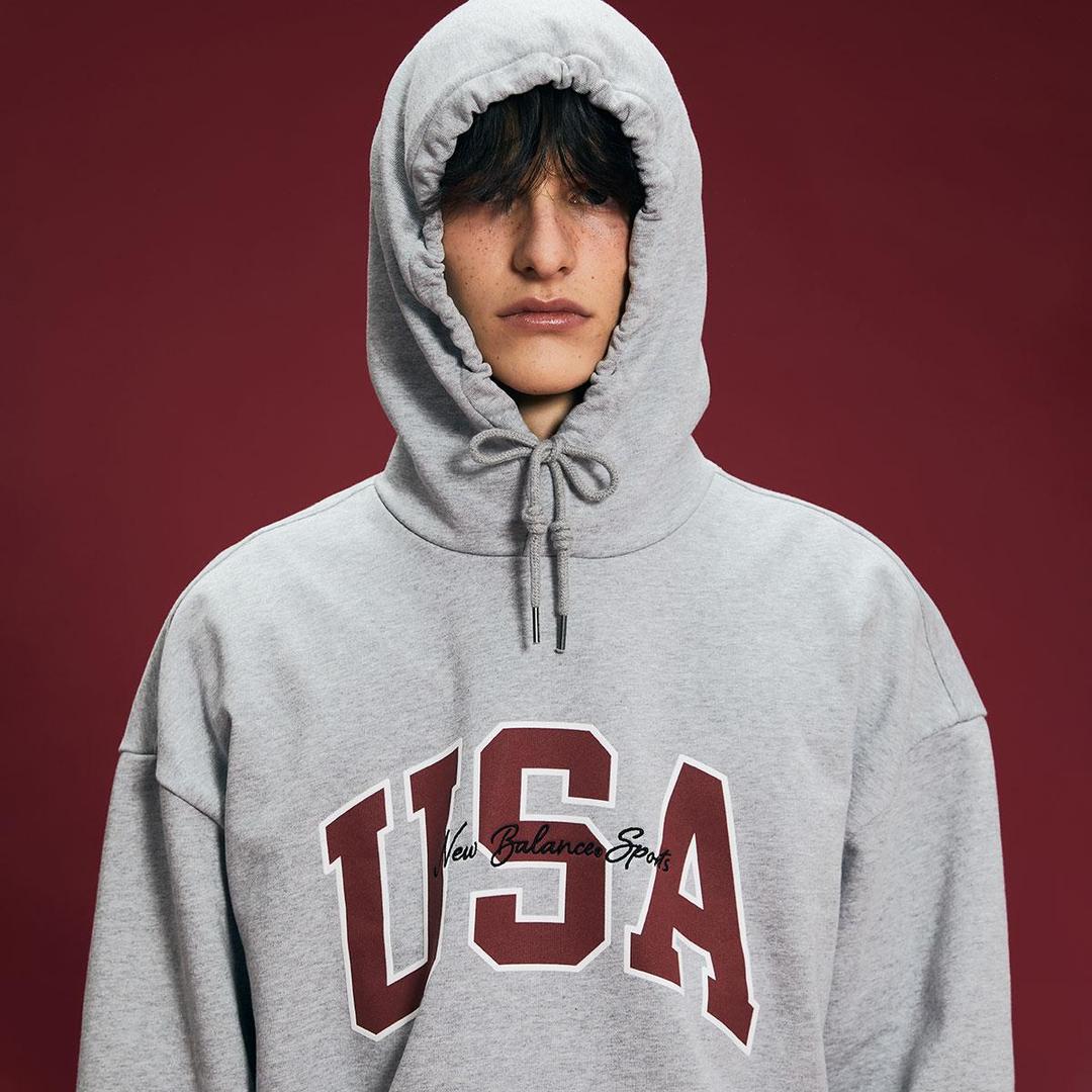 UNI USA 클래식 후드티 (OVER FIT)