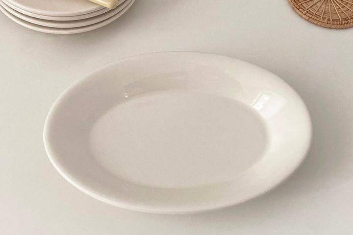 시라쿠스 뉴욕 오벌 보울 접시(타원 카페 브런치 파스타 플레이트)