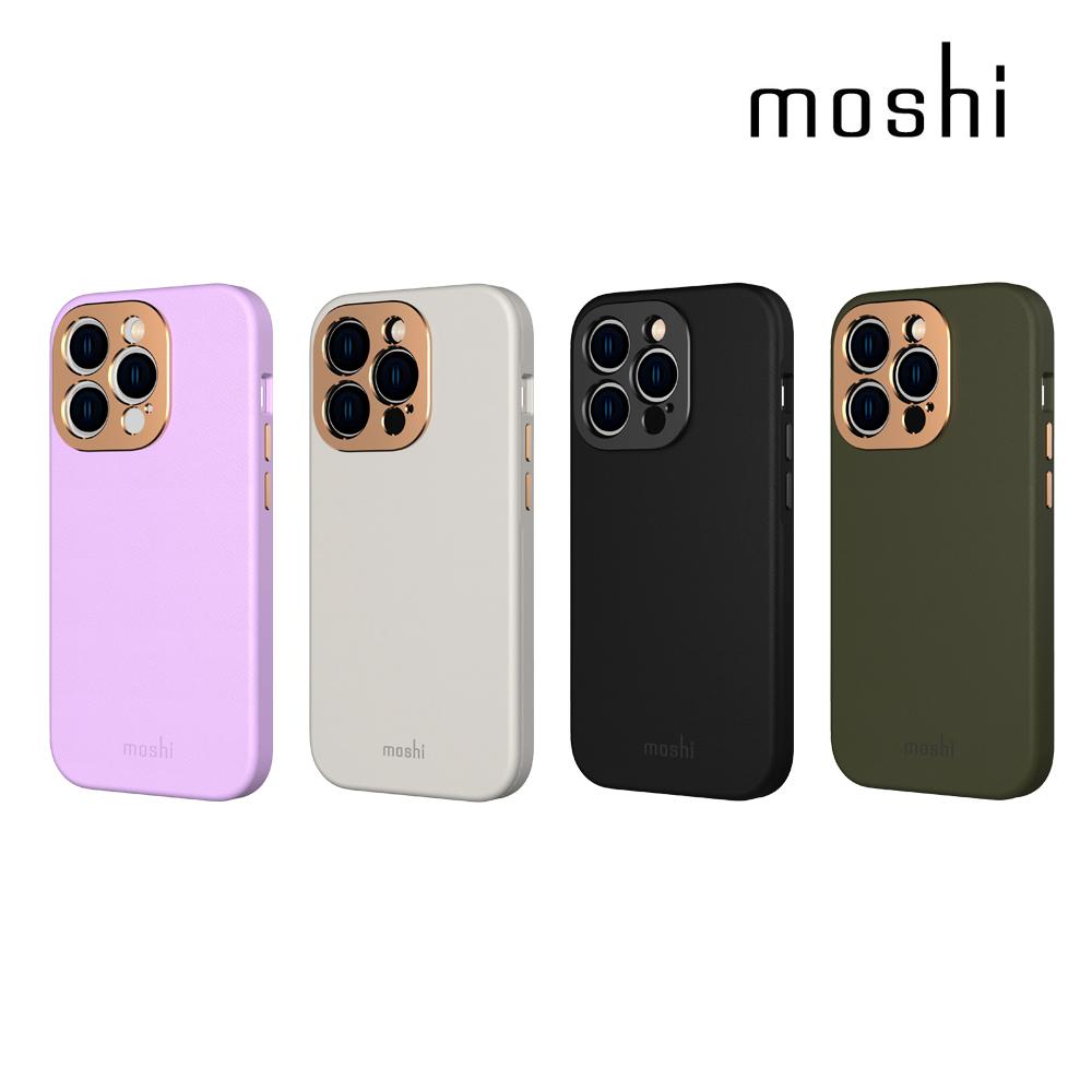 해용TV 전용-[moshi] 모쉬 아이폰14 나파 슬림 하드 쉘 가죽 케이스