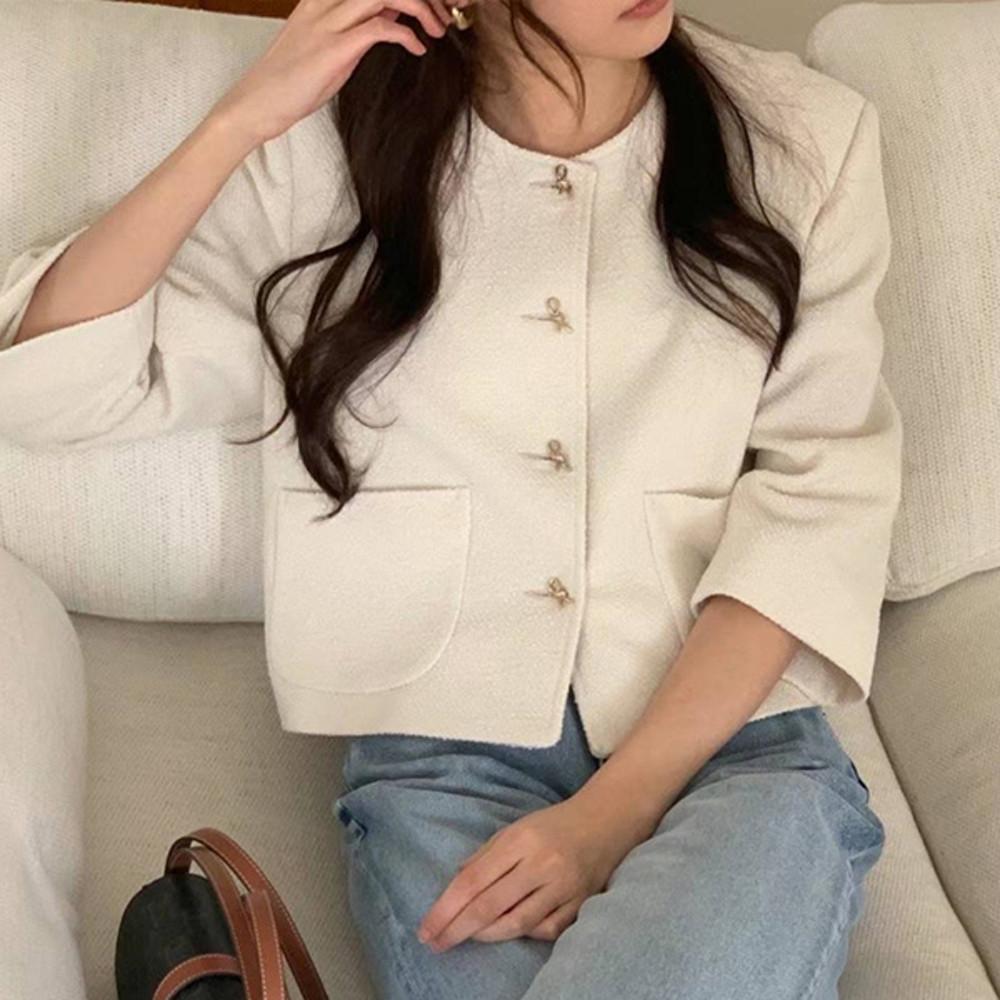 (당일) 리브레 메리 트위드자켓 3col 크림 라임 블랙 libre 여성 아우터