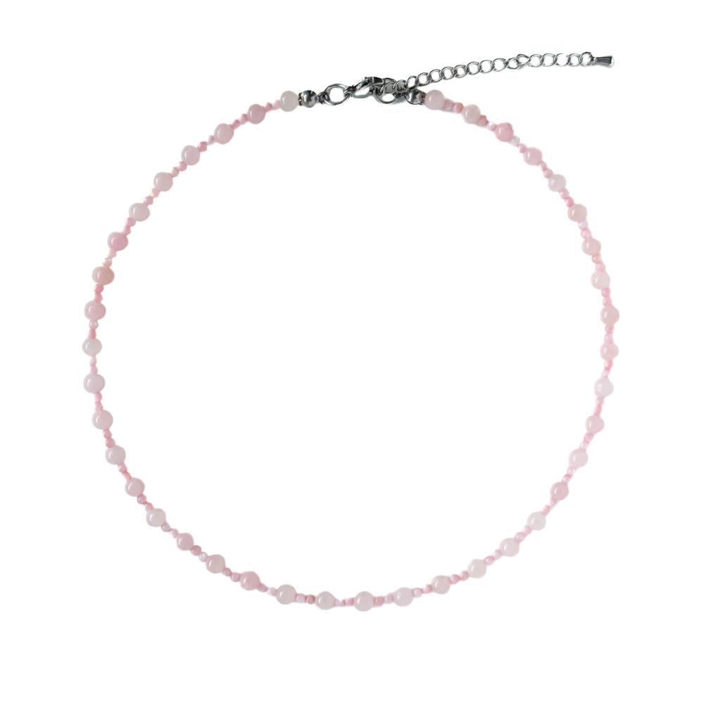 CHERRY BLOSSOM NECKLACE 체리 블러썸 원석 비즈 목걸이 SM