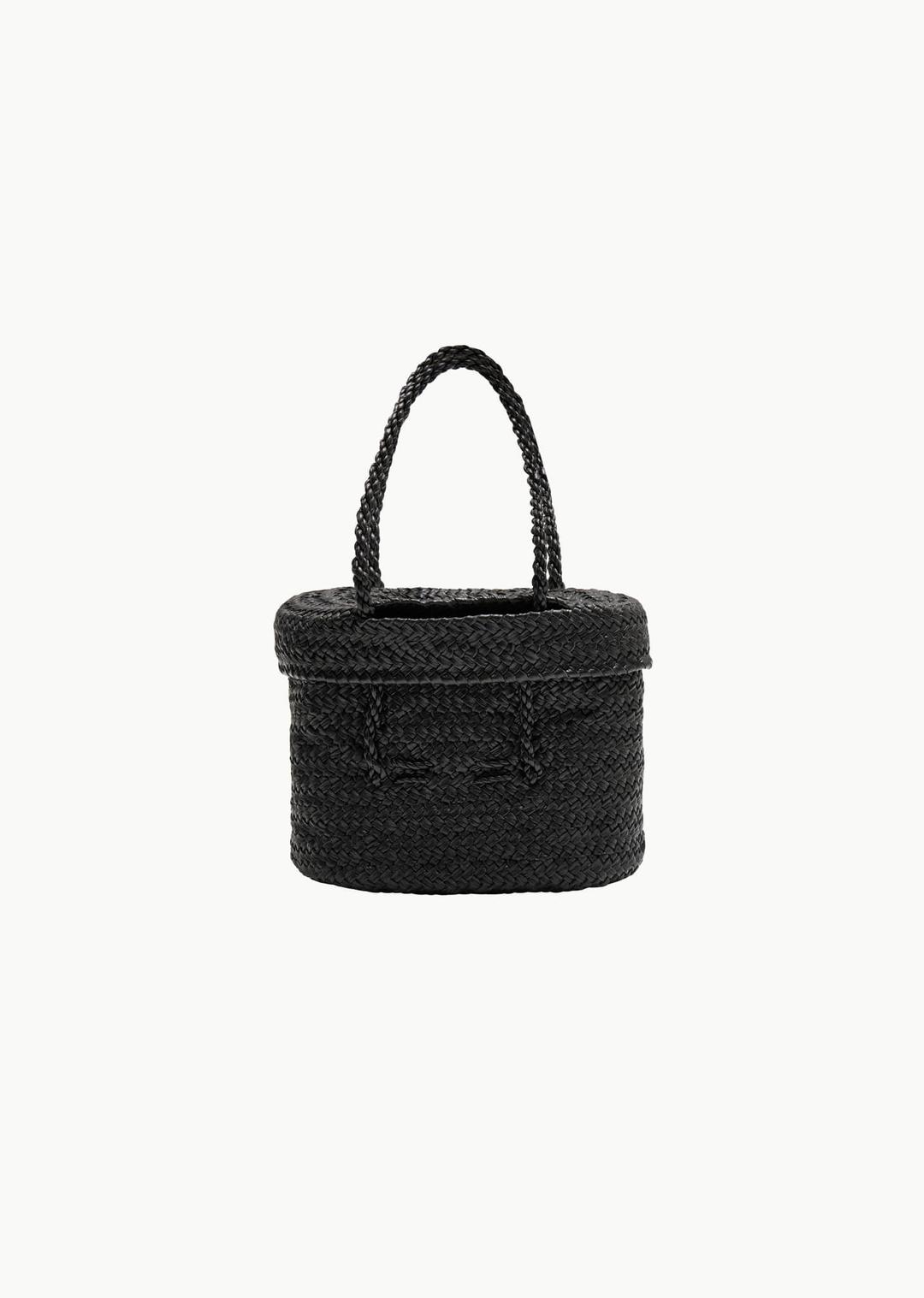 kg11 lidded basket : m,  black