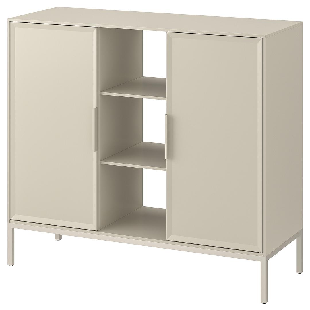TULLSTORP 툴스토르프 수납장 - 베이지 99x35x89 cm