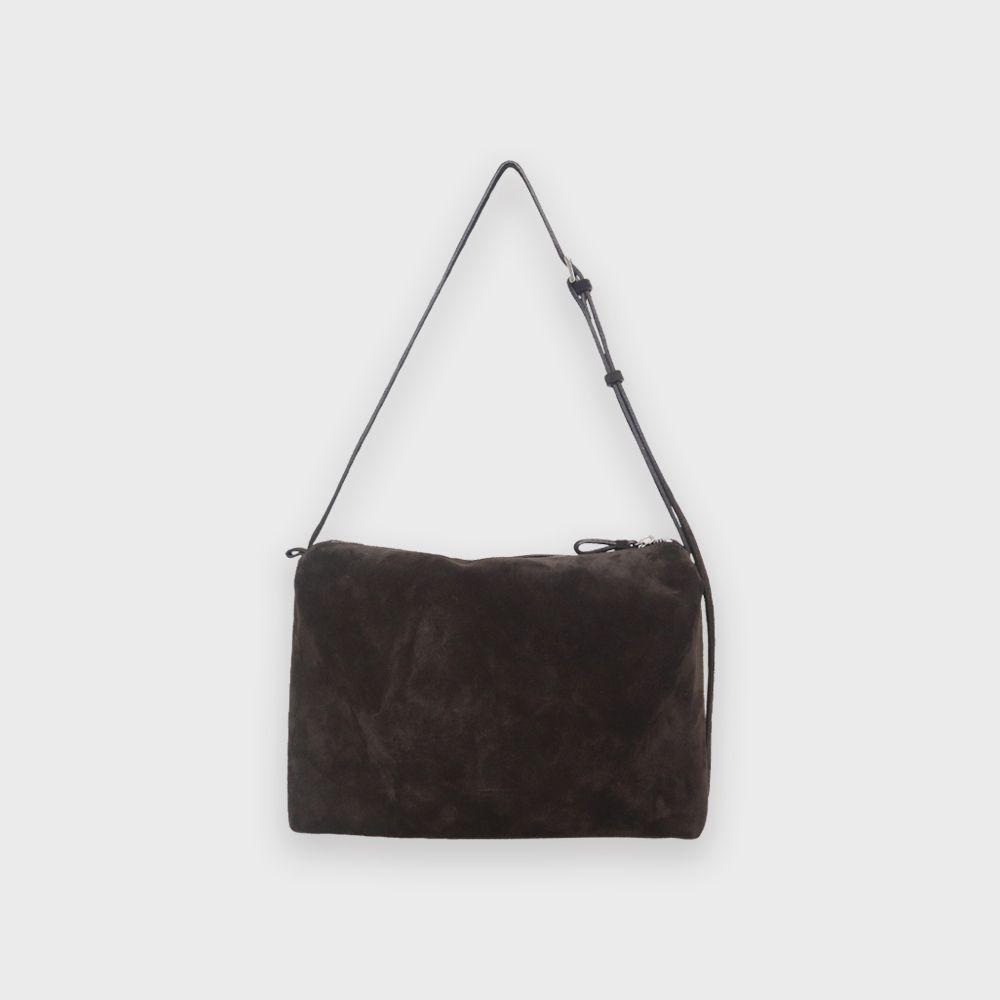 [예약주문] Aro suede bag (dark brown)