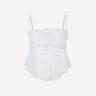 Pain Or Pleasure Women Ariel Top White