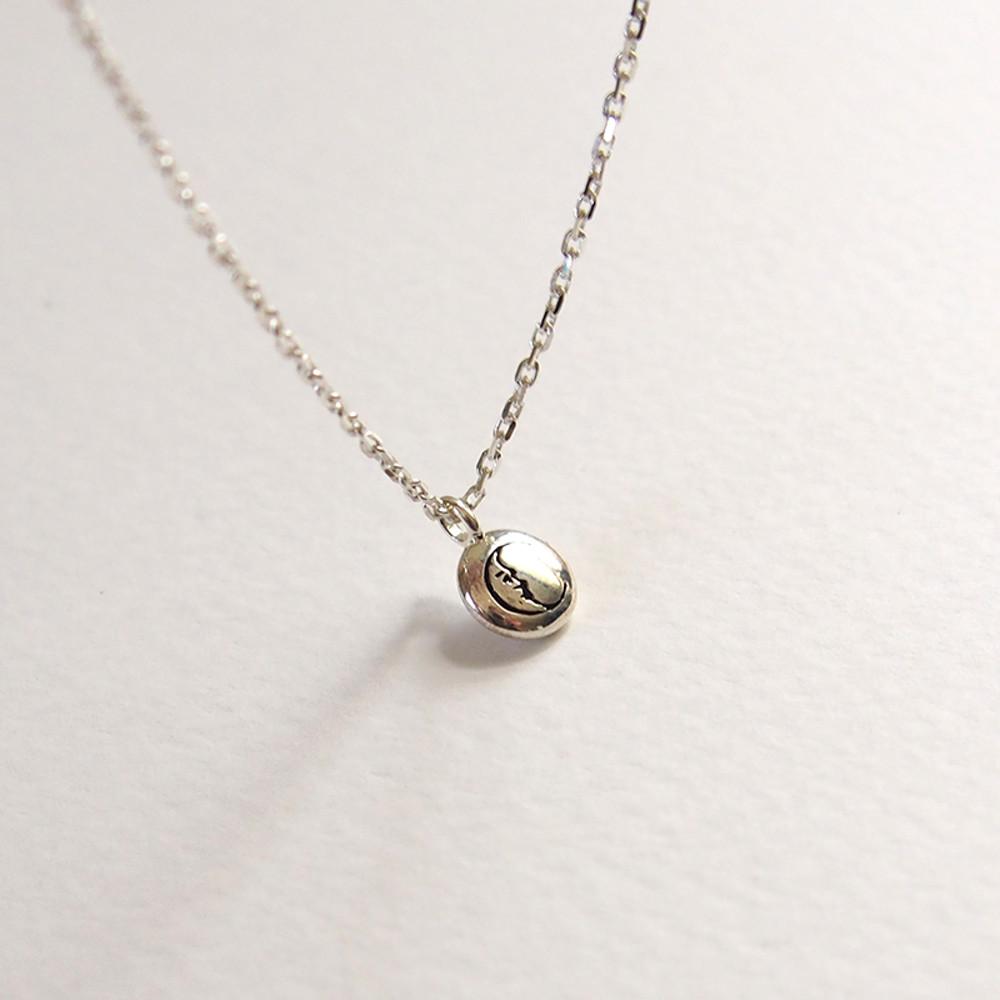 초승달 펜던트 925실버 목걸이