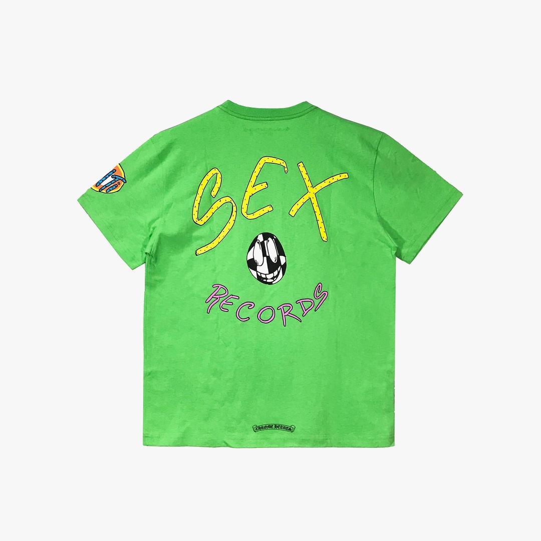 Chrome Hearts Matty Boy Limited Sex Record Green T-shirt