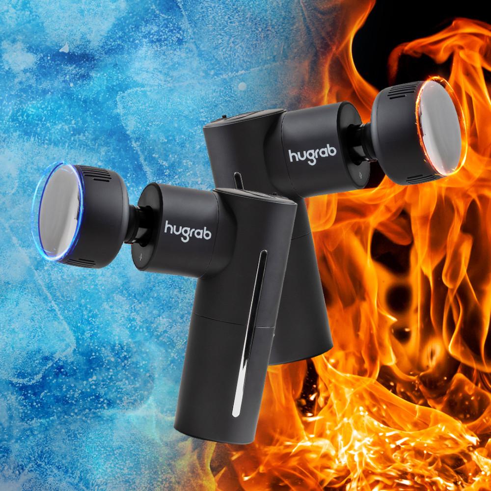 휴그랩 냉온열 마사지건 진동 무선 미니 HU04