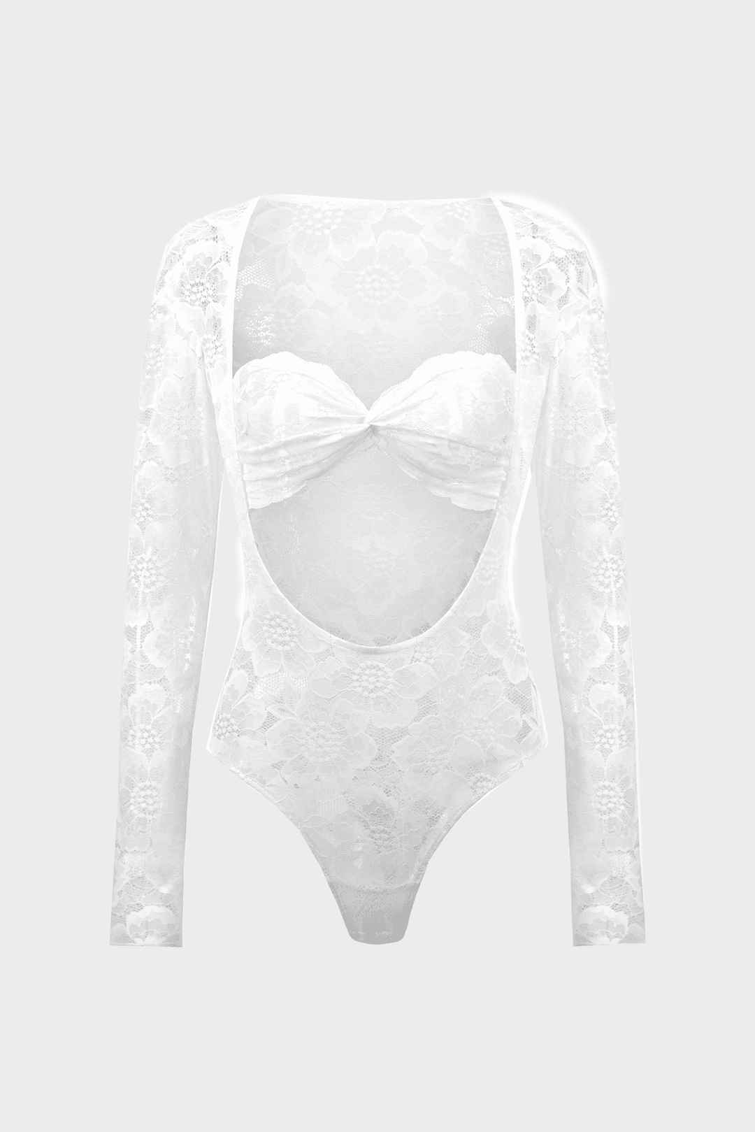 Beaufille - Long Sleeve Baes Bodysuit - White / M