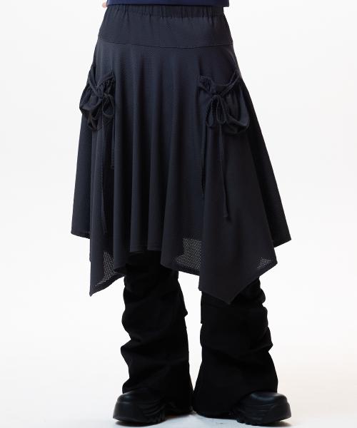 러브이즈트루(LUVISTRUE)  IM LAYERED MIDI SKIRT(CHARCOAL) - 사이즈 & 후기 | 무신사