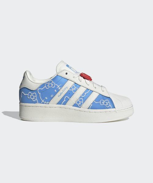아디다스(ADIDAS)  슈퍼스타 XLG 헬로키티 W - 블루 / IG4477 - 사이즈 & 후기 | 무신사