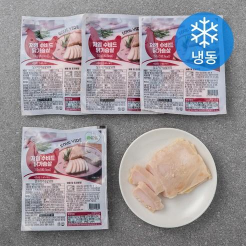 햇살닭 저염 수비드 닭가슴살 (냉동), 150g, 4개