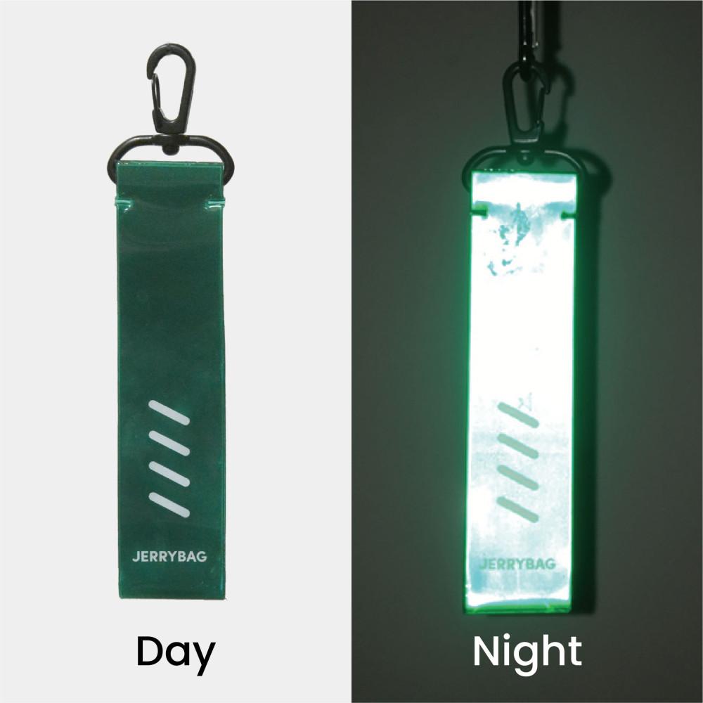 리플렉터 스트랩 키링 그린