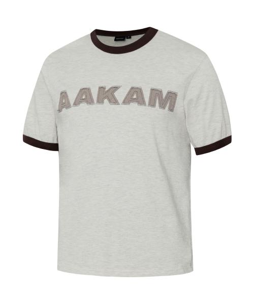 Logo Patch Ringer Top (Brown)