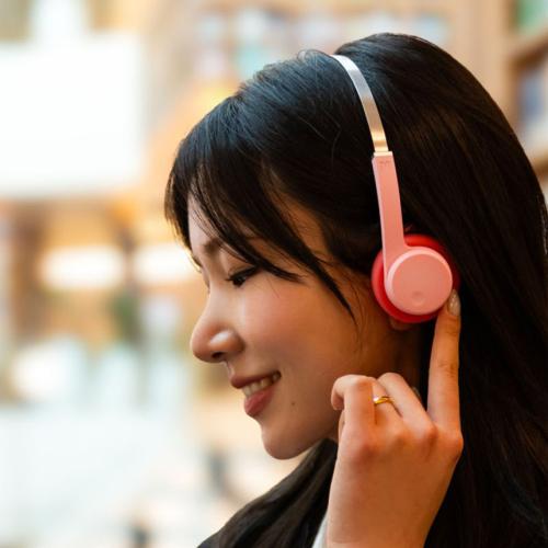 프리스타일 온이어 헤드폰 페더엘리아스 핑크