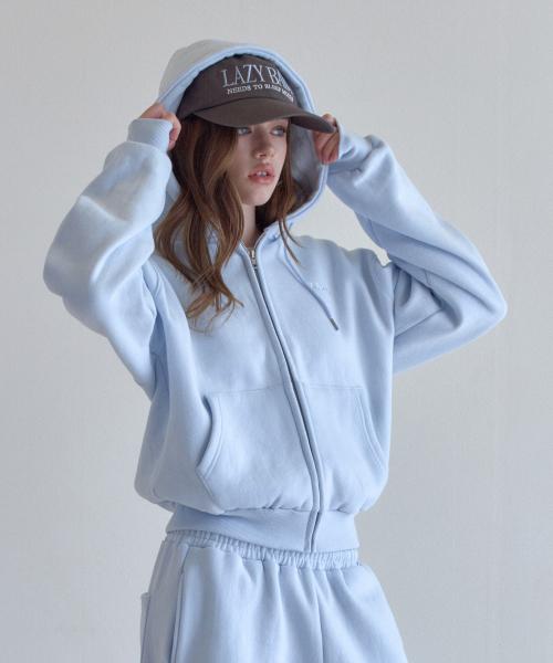 슬로우 멜로우 데일리 집업 후드 (4색상)