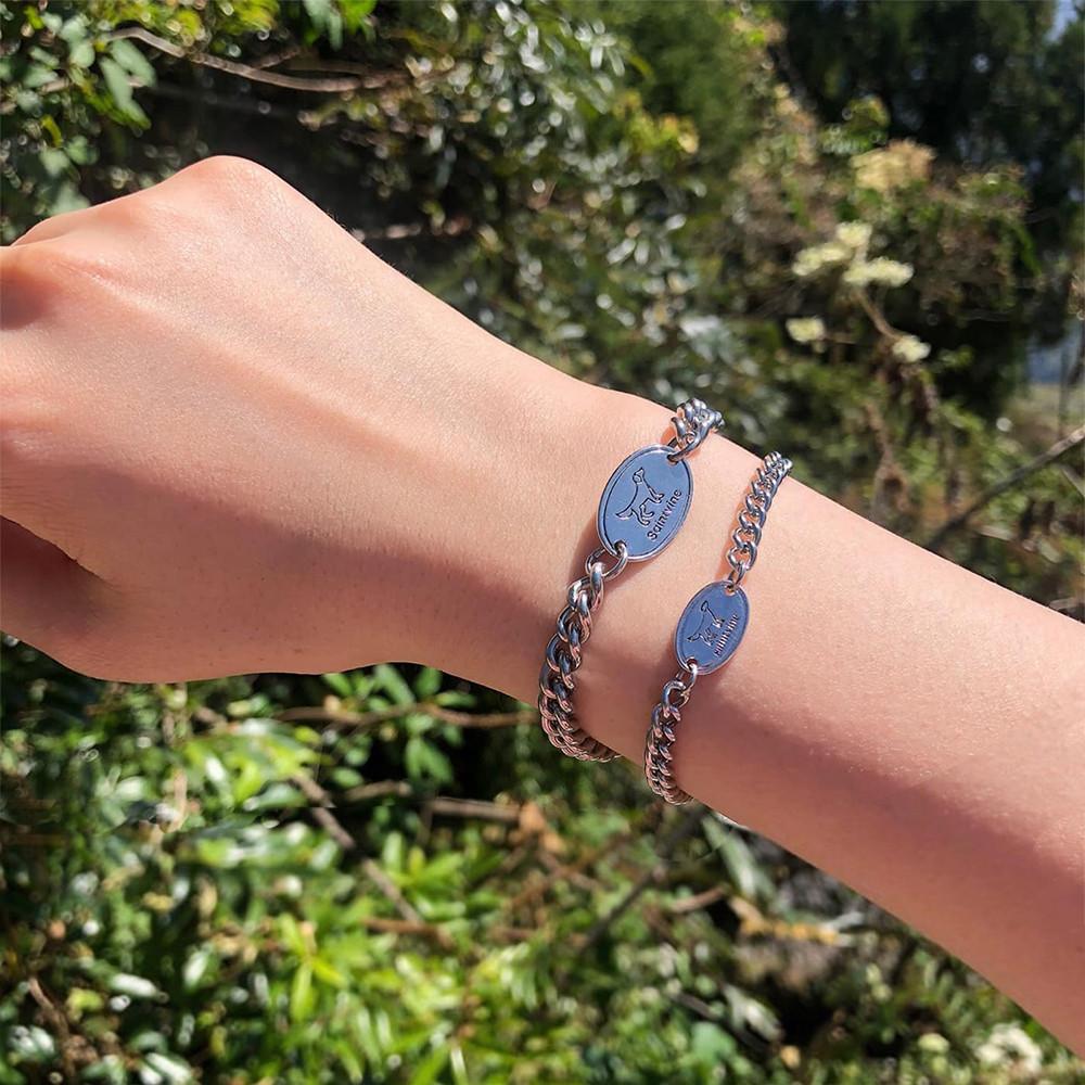 세인트바인 유기견후원 시그니처 체인팔찌