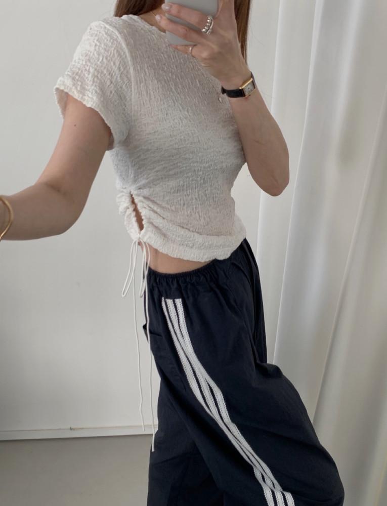 링클 언발 티셔츠(당일 출고)