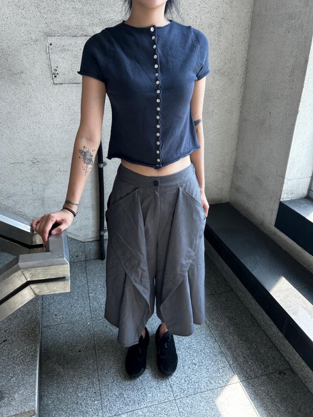 pastel candy half cardigan