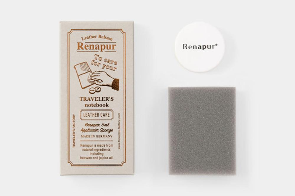 [트래블러스팩토리 오리지널 패키지]  'Renapur' 레나퍼 /가죽 트리트먼트 /트래블러스 노트북 전용 세트/ 트노 보호, 트노 손질, 가죽 손질