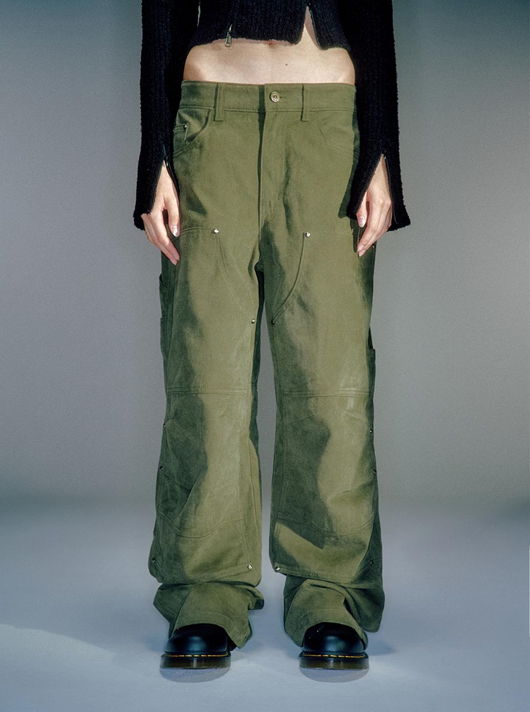 WOMEN NOVA CARPENTER PANTS KHAKI