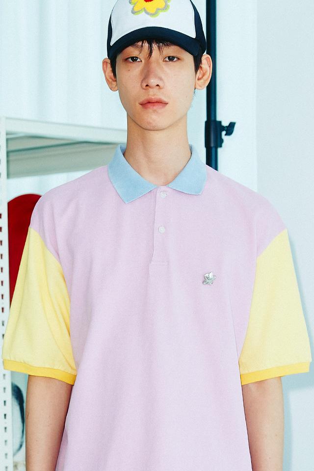 METAL FLOWER PK SHIRTS MULTI